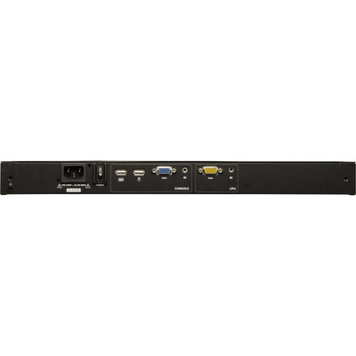 ATEN CL3100NX KVM-Konsole mit 18,5 HD-Display, VGA, USB, 19-Rackmontage, DE (Produktbild 3)