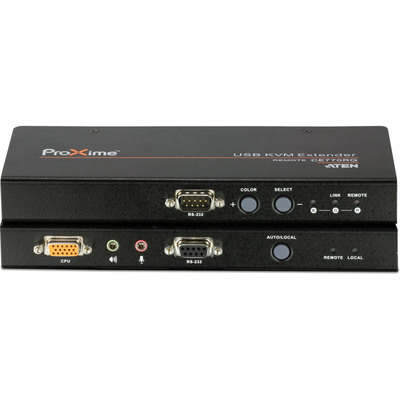 ATEN CE770 Konsolen-Extender, 1 PC auf 2x Konsole, USB, RS232, Audio, max. 300m (Produktbild 2)