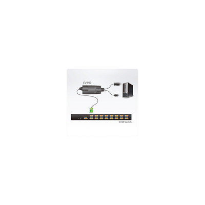 ATEN CV190 DisplayPort USB Konsolenkonverter (Produktbild 2)