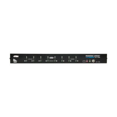 ATEN CS1768 KVM-Switch 8-fach, DVI, USB, Audio, 19-Zoll-Rackmontage, 1HE (Produktbild 3)