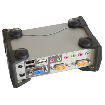 ATEN CS1732B KVMP-Switch 2-fach, VGA, USB, PS/2, Audio, OSD (Produktbild 2)