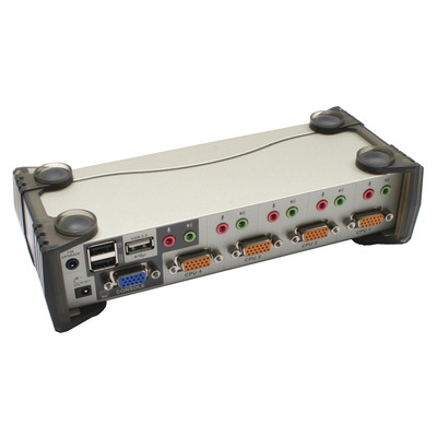 ATEN CS1734B KVM-Switch 4-fach, USB, PS/2, mit Audio, OSD (Produktbild 2)