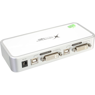 InLine® KVM Switch, DVI, 2-fach, USB (4-fach), mit Audio (Produktbild 2)