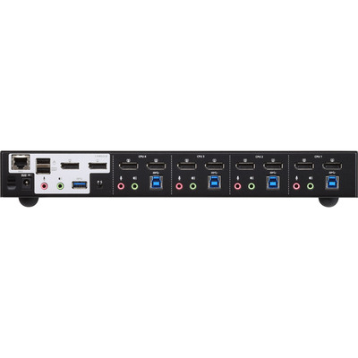 ATEN CS1944DP KVMP-Switch 4-fach, DisplayPort für 2 Displays 4K, USB 3.0, Audio (Produktbild 3)