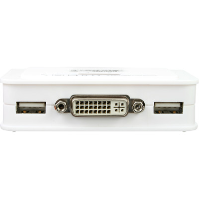 InLine® KVM Switch, 2-fach, DVI-D, USB, mit Audio, integr. Kabel (Produktbild 2)
