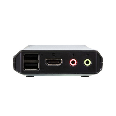 ATEN CS22H KVM-Switch 2-fach, HDMI 4K, USB, Audio, integrierte Kabel (Produktbild 3)