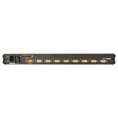ATEN CL5708N KVMP-Switch 8-fach mit 19-Display, USB, PS/2, 19-Zoll-Rackmontage, DE-Layout (Produktbild 2)
