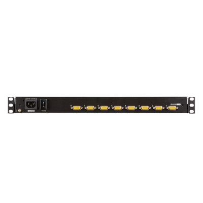 ATEN CL3108NX KVM-Switch 8-fach, PS/2-USB VGA Single Rail 18,5 LCD KVM Switch mit kurzer Tiefe, DE-Layout (Produktbild 2)