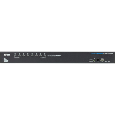 ATEN CS1798 KVMP-Switch 8-fach, HDMI, USB 2.0, Audio, 19 (Produktbild 3)