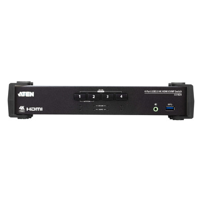 ATEN CS1824 KVMP-Switch 4-fach, 4K HDMI, USB 3.0, Audio (Produktbild 3)