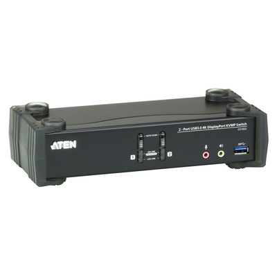 ATEN CS1922 KVMP-Switch 2-fach, DisplayPort, USB 3.0, für 2 Displays, 4K (Produktbild 2)