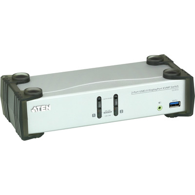 ATEN CS1912 KVMP-Switch 2-fach, DisplayPort, USB 3.0, UHD (Produktbild 2)