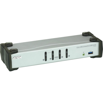 ATEN CS1914 KVMP-Switch 4-fach, DisplayPort, USB 3.0, UHD (Produktbild 2)