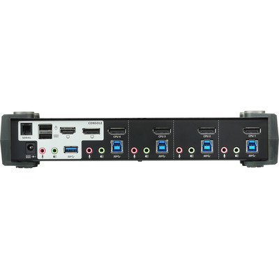 ATEN CS1924M KVMP-Switch 4-fach, DisplayPort mit MST, USB 3.0, 4K (Produktbild 3)