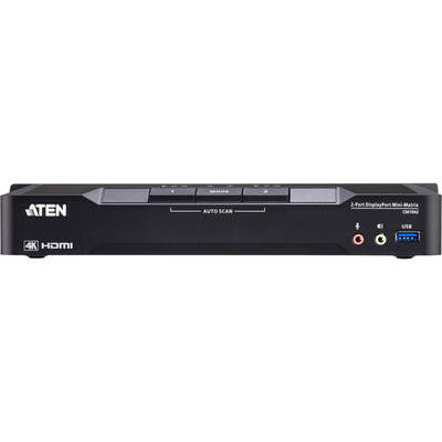 ATEN CM1942 KVMP-Switch 2-fach, DisplayPort, USB 3.1, 4K (Produktbild 2)