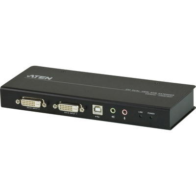 ATEN CE604 Konsolen-Extender, 2x DVI, USB, RS232, mit Audio, max. 60m (Produktbild 2)
