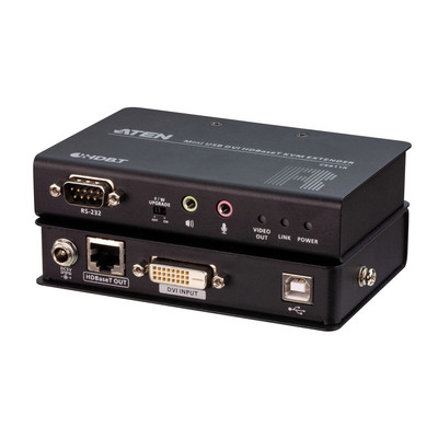 ATEN CE611 Mini Konsolen-Extender, DVI, USB, HDBaseT, max. 100m (Produktbild 2)