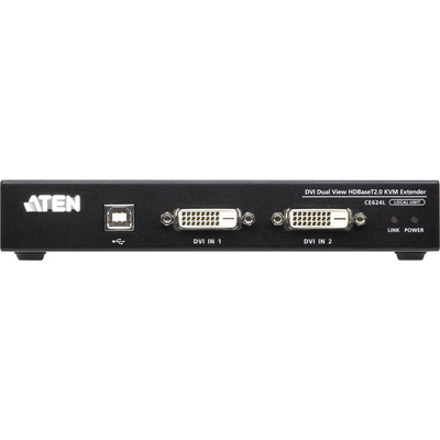 ATEN CE624 Konsolen-Extender, DVI Dual-View, USB, HDBaseT, FullHD, max. 150m  (Produktbild 5)