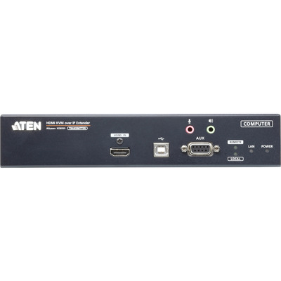 ATEN KE8950T Senderteil KVM over IP Extender, 4K HDMI Einzeldisplay, RS232, USB, Audio (Produktbild 2)