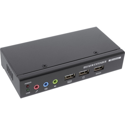 InLine® DVI USB KVM Extender, Verlängerung über UTP, mit Audio, bis 50m (Produktbild 2)