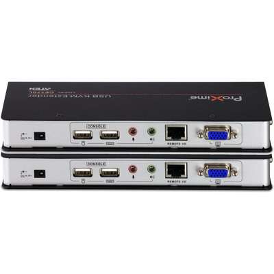 ATEN CE770 Konsolen-Extender, 1 PC auf 2x Konsole, USB, RS232, Audio, max. 300m (Produktbild 3)