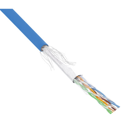 InLine® Patchkabel Cat.5e, blau, SF/UTP, AWG26, PVC, 100m (Produktbild 2)