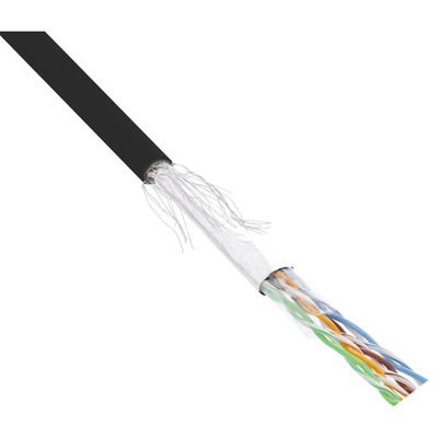 InLine® Patchkabel Cat.5e, schwarz, SF/UTP, AWG26, PVC, 100m (Produktbild 2)