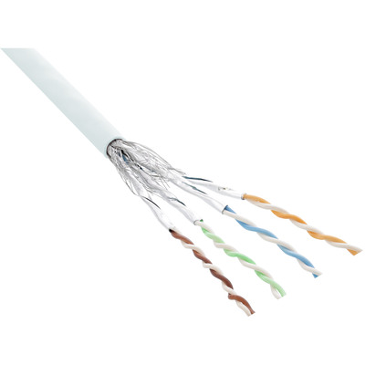 InLine® Patchkabel Cat.6 S/FTP (PiMf), weiß, AWG27, PVC, CU, 100m (Produktbild 2)