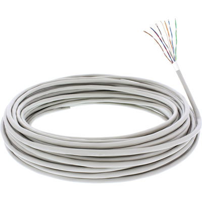 InLine® Telefon-Kabel 12-adrig, 6x2x0,6mm, zum Verlegen, 100m Rolle (Produktbild 2)