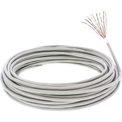 InLine® Telefon-Kabel 16-adrig, 8x2x0,6mm, zum Verlegen, 25m Ring (Produktbild 2)