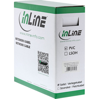 InLine® Verlegekabel, SF/UTP, Cat.5e, AWG24 CU, halogenfrei, 100m (Produktbild 3)