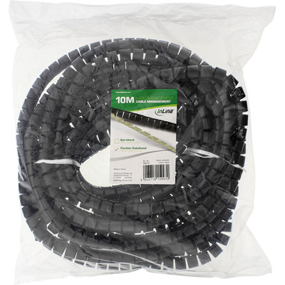 InLine® flexibler Kabelkanal/Kabelschlauch 10m, schwarz, 15mm (Produktbild 11)