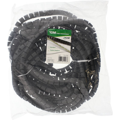 InLine® flexibler Kabelkanal/Kabelschlauch 10m, schwarz, 20mm (Produktbild 11)