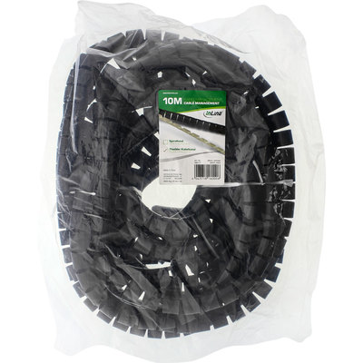 InLine® flexibler Kabelkanal/Kabelschlauch 10m, schwarz, 28mm (Produktbild 11)