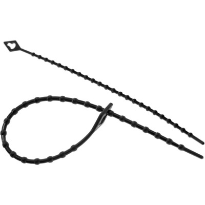 InLine® Kabelbinder Kugelbinder schwarz, Länge 150mm, 100 Stück (Produktbild 2)