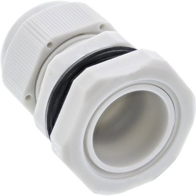 InLine® Kabeldurchführung PG 13.5 Nylon IP68 6-12mm, grau, 10 Stück (Produktbild 2)