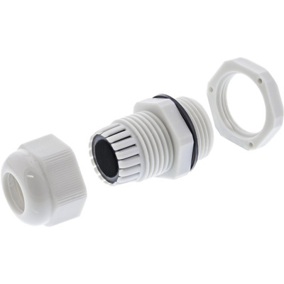 InLine® Kabeldurchführung PG 9 Nylon IP68 4-8mm, grau, 10 Stück (Produktbild 6)