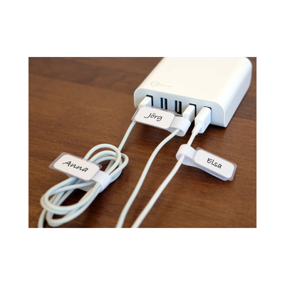 Label-The-Cable Mini, LTC 2520, 10er Set weiß (Produktbild 6)