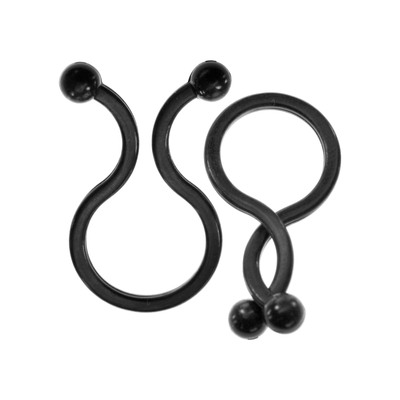 InLine® Kabelbinder Twist 3,5-5mm, schwarz, 10 Stück