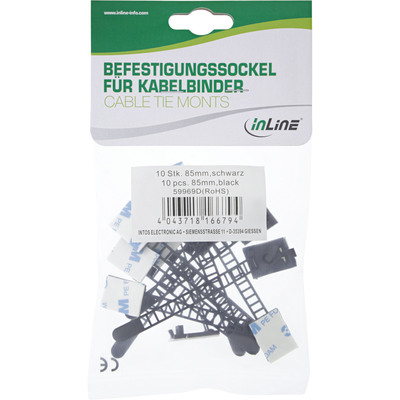 InLine® Kabelbinder Bündelklemme 64mm, schwarz, 10 Stück (Produktbild 3)