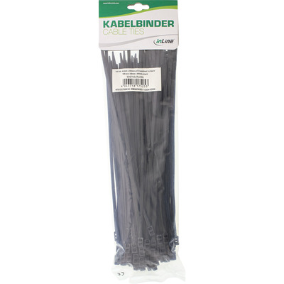 InLine® Kabelbinder mit Doppelkopf, Länge 300mm, Breite 4,8mm, 100 Stück  (Produktbild 5)