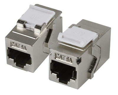 Keystone Einbauadapter RJ45 STP, Cat.6A -- , 37521.1V2 (Produktbild 1)