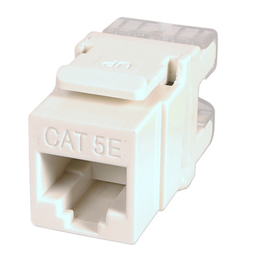 RJ45 Keystone UTP, Cat.5e -- 100MHz, 12er Set, weiß, 11201155 (Produktbild 1)