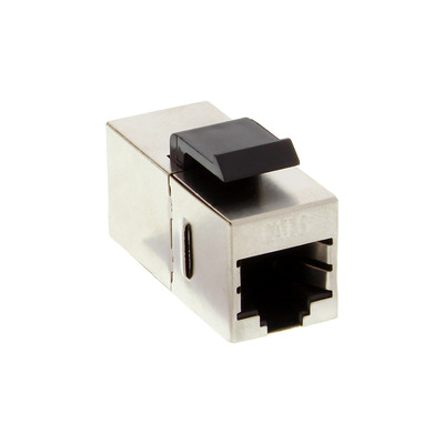 InLine® RJ45 Buchse / Buchse Einsatz, SNAP-In, Cat.6 STP (Produktbild 2)