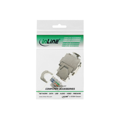 InLine® RJ45 Bu/LSA Einsatz, Keystone SNAP-In, Cat.6a (Produktbild 6)