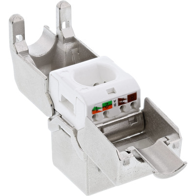 InLine® Keystone RJ45 Buchse / LSA Einsatz, SNAP-In, Cat.6a, schmale Bauform (Produktbild 3)