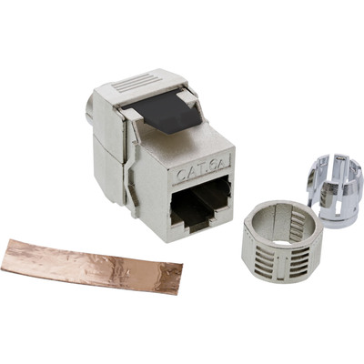 InLine® Keystone RJ45 Buchse / LSA Einsatz, SNAP-In, Cat.6a, schmale Bauform (Produktbild 3)