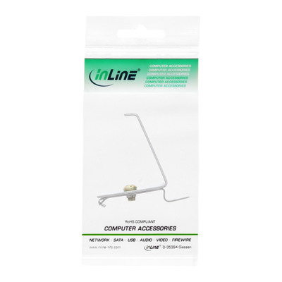 InLine® Keystone SNAP-In Metall-Modulhalter, 1-fach für Hutschiene  (Produktbild 5)