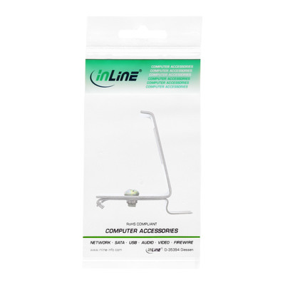 InLine® Keystone SNAP-In Metall-Modulhalter, 2-fach für Hutschiene  (Produktbild 5)