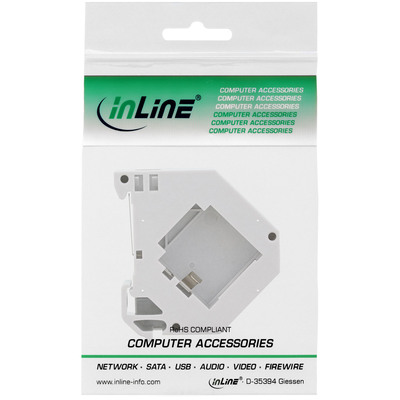 InLine® Keystone SNAP-In Modulhalter, 1-fach für Hutschiene (Produktbild 3)